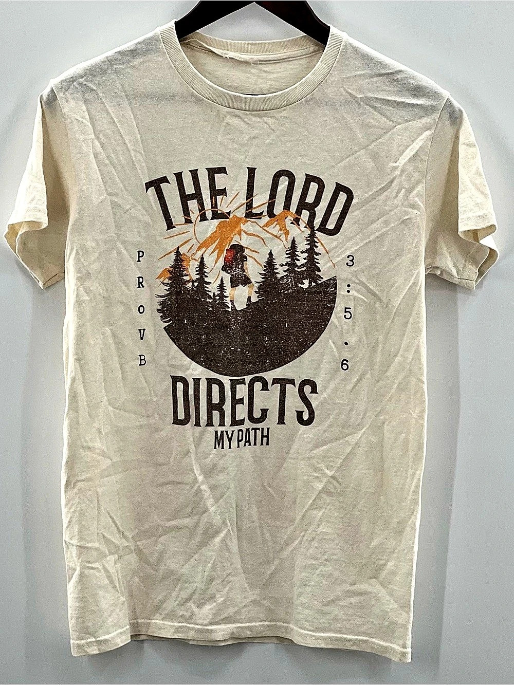 553 The Lord Directs My Path Graphic Tee Small